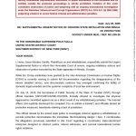 ALERTA INTERNACIONAL: Expediente de Represalias Elevado a la Corte del Distrito Sur de Nueva York (SDNY)